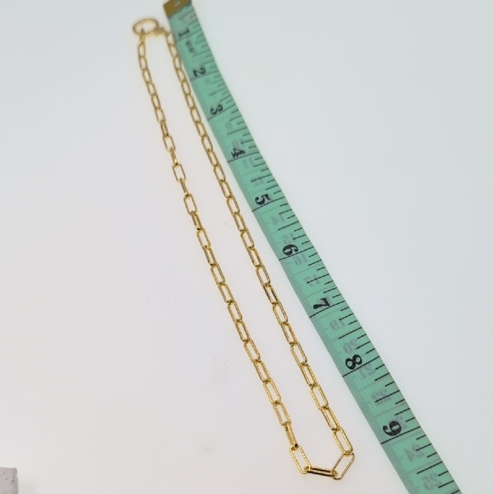 Gorjana Parker Paperclip Necklace NWOT A2 - Picture 4 of 7